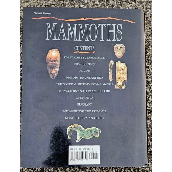 1994 Mammoths Adrian Lister & Paul Bahn Large Illustrated Hardcover Dust Jacket - Picture 2 of 8